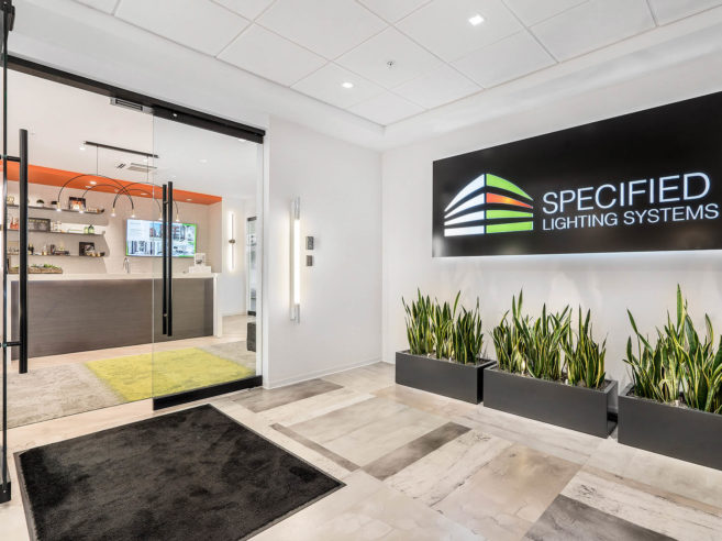 Specified Lighting Systems Showroom