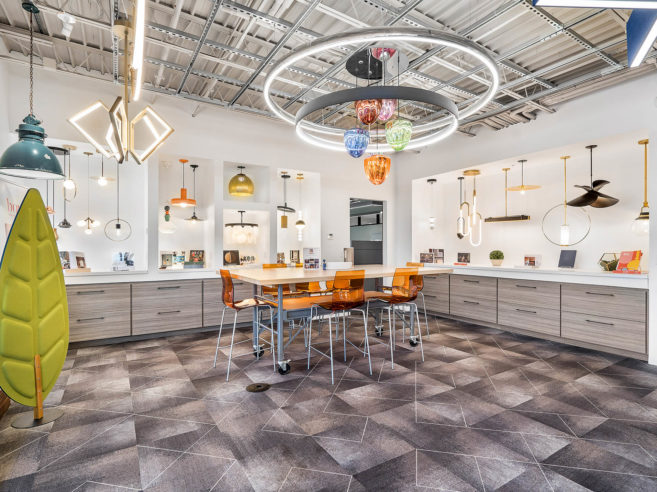 Specified Lighting Systems Showroom