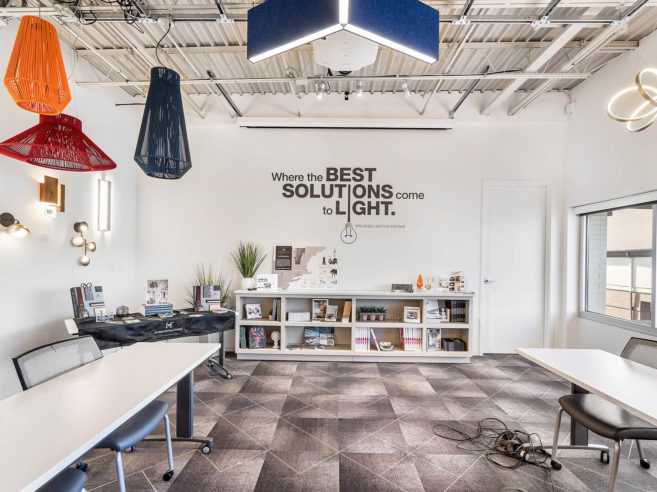 Specified Lighting Systems Showroom