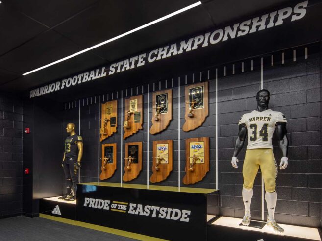 Warren Central Highschool Football Locker Room image