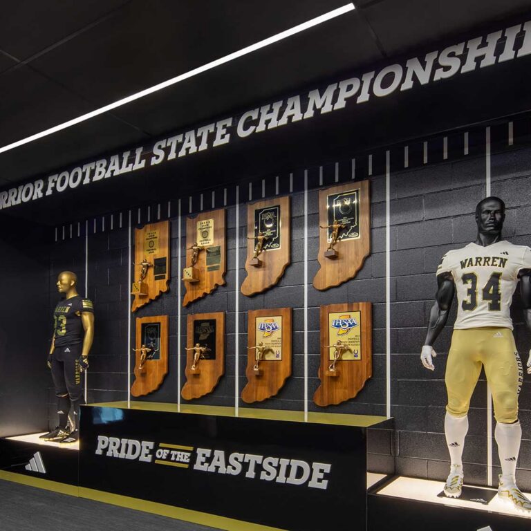 Warren Central Highschool Football Locker Room image
